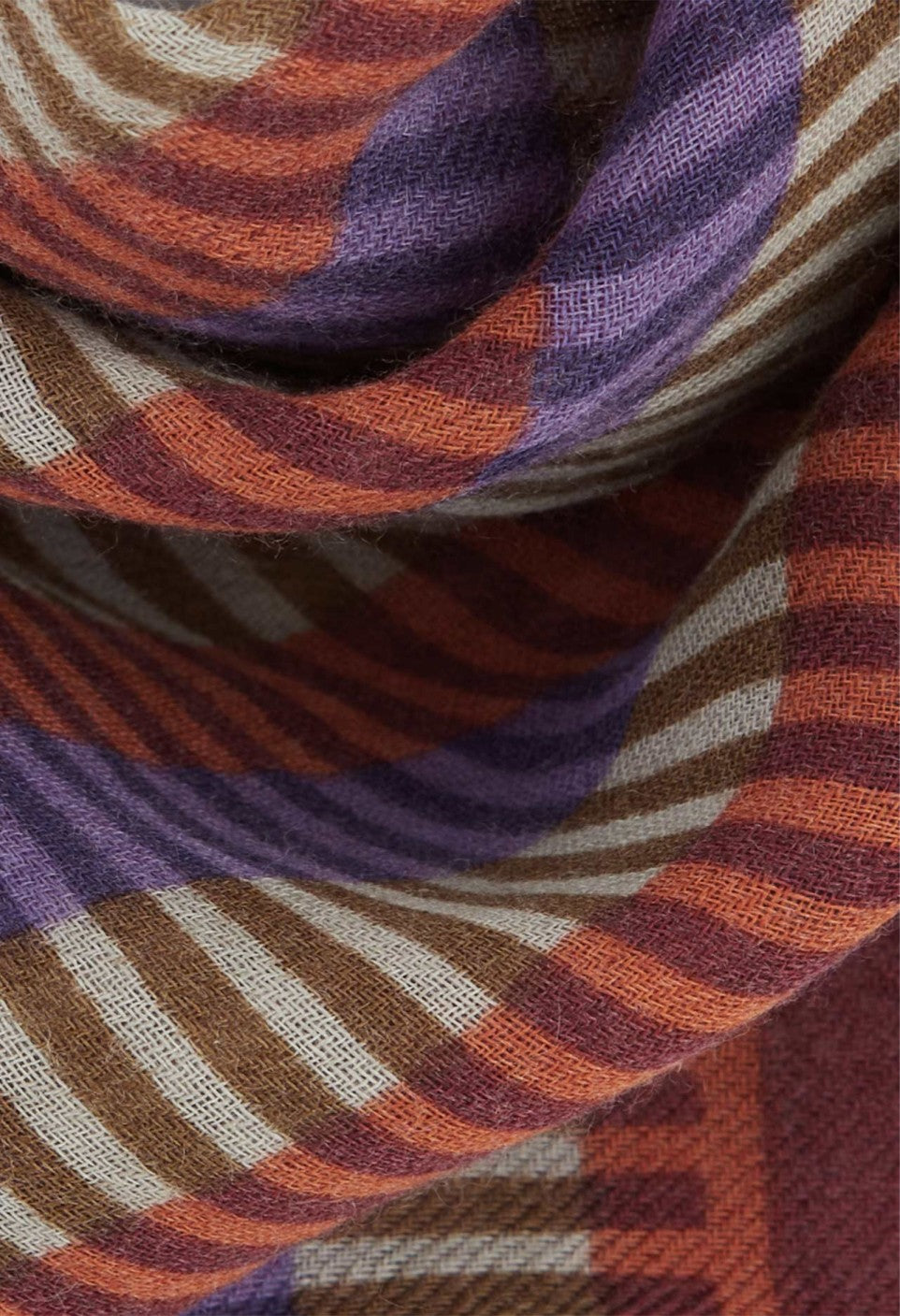 Foulard en Laine Opale Bordeaux