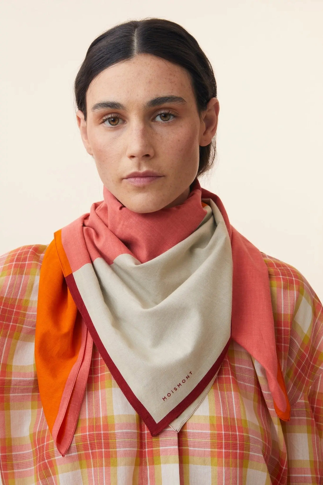 Foulard en Coton N°717 Pop Pink