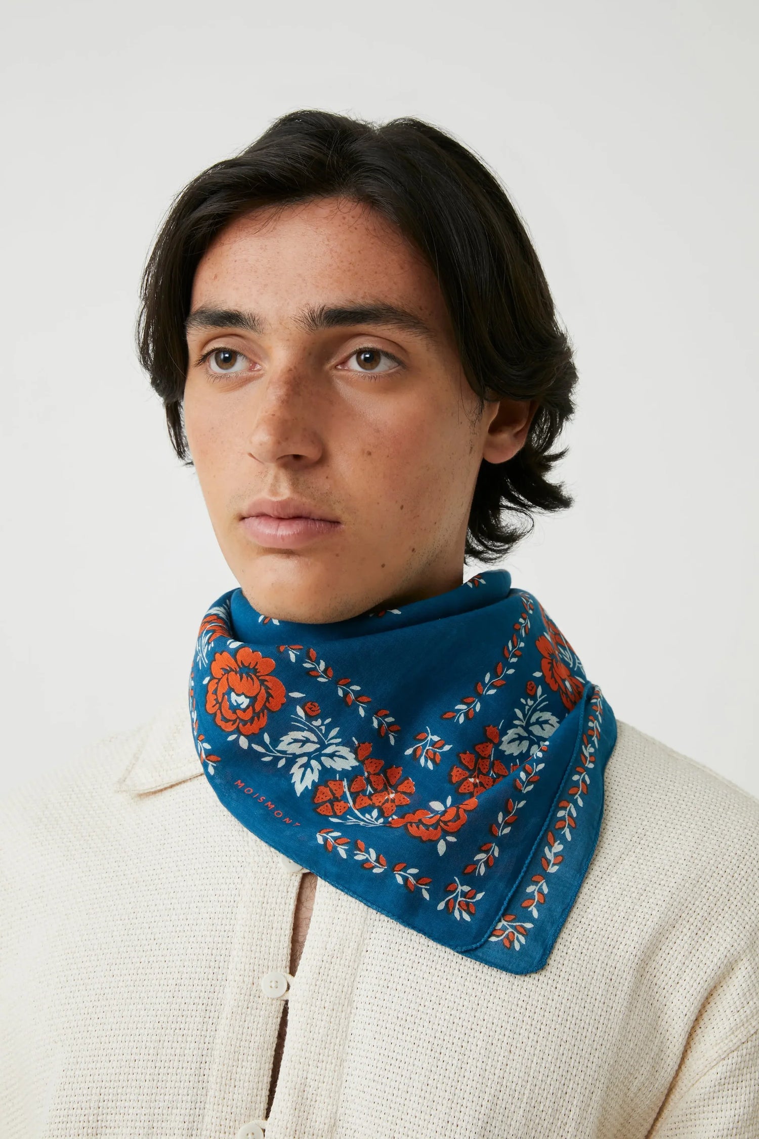 Foulard Fichu n°652 Indigo