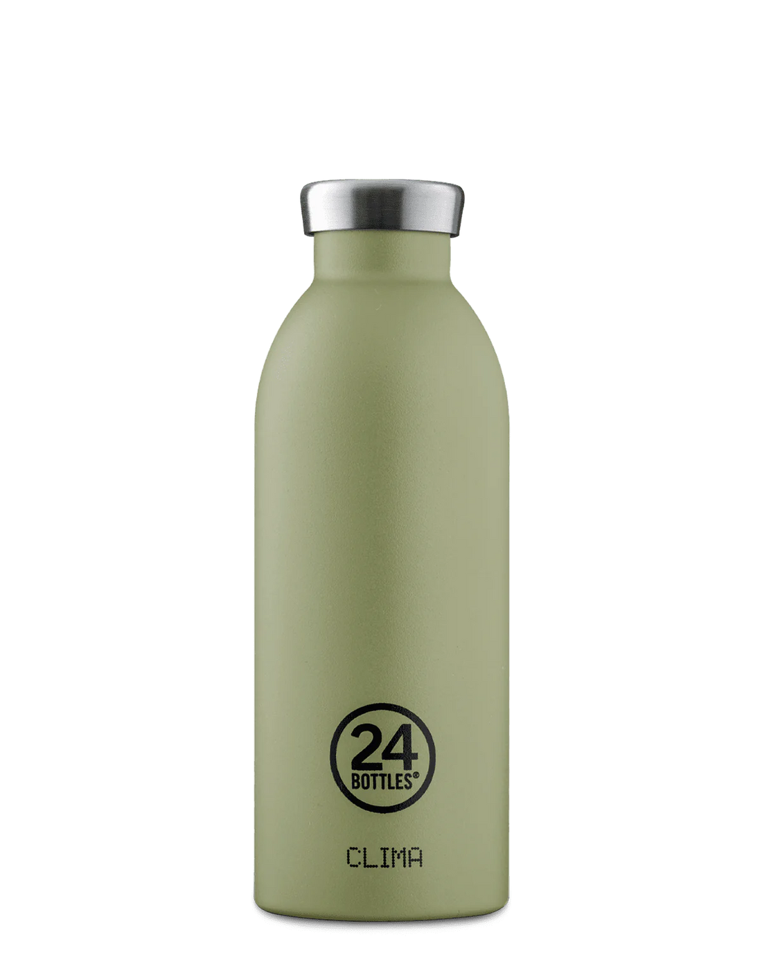 Gourde isotherme Safari Stone Sage de la marque italienne 24 Bottles en acier inoxydable