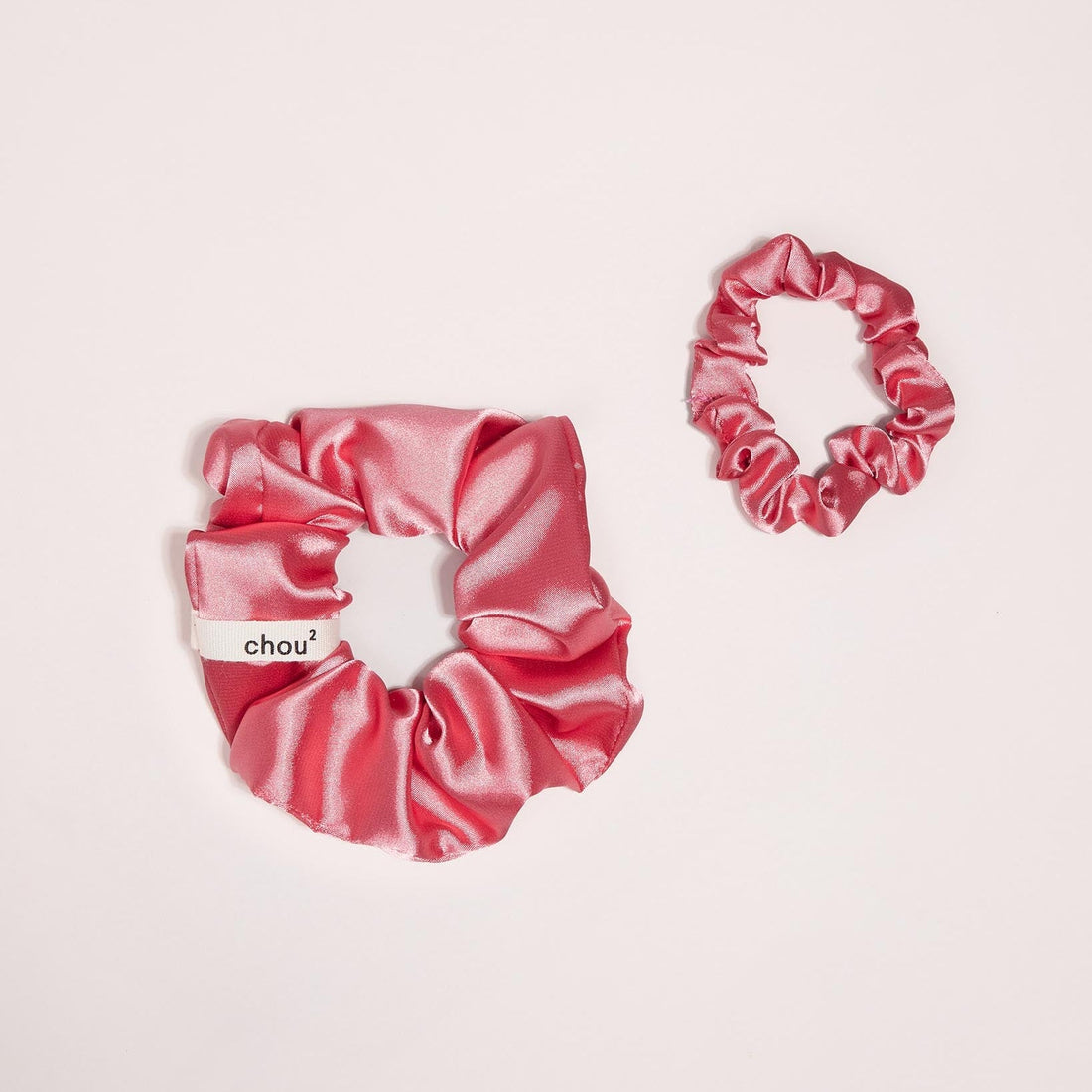 Grand Chouchou Satin Corail