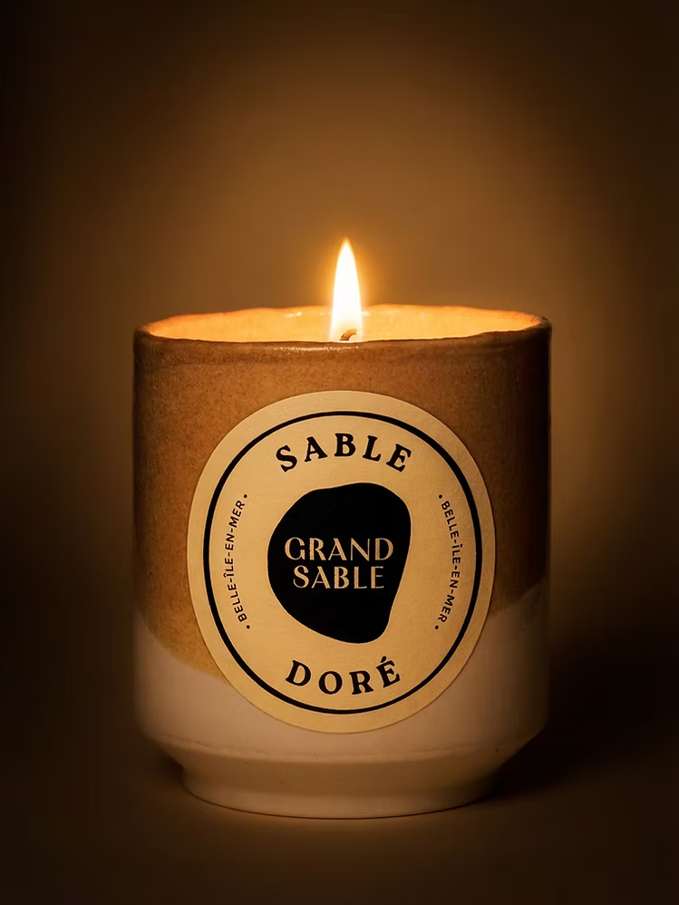 Bougie - Sable Doré/Taupe