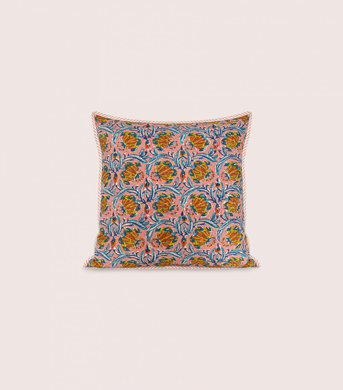 Housse Coussin Jaïpur Pêche 40 x 40