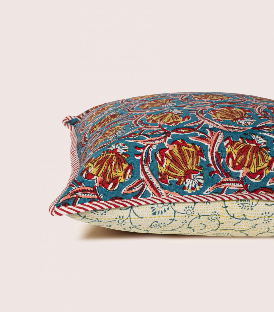 Housse Coussin Jaïpur Vert Pin 40 x 40