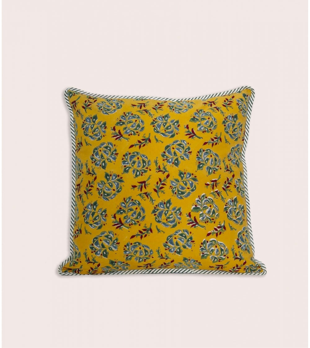 Housse Coussin Sarso Jaune 40 x 40
