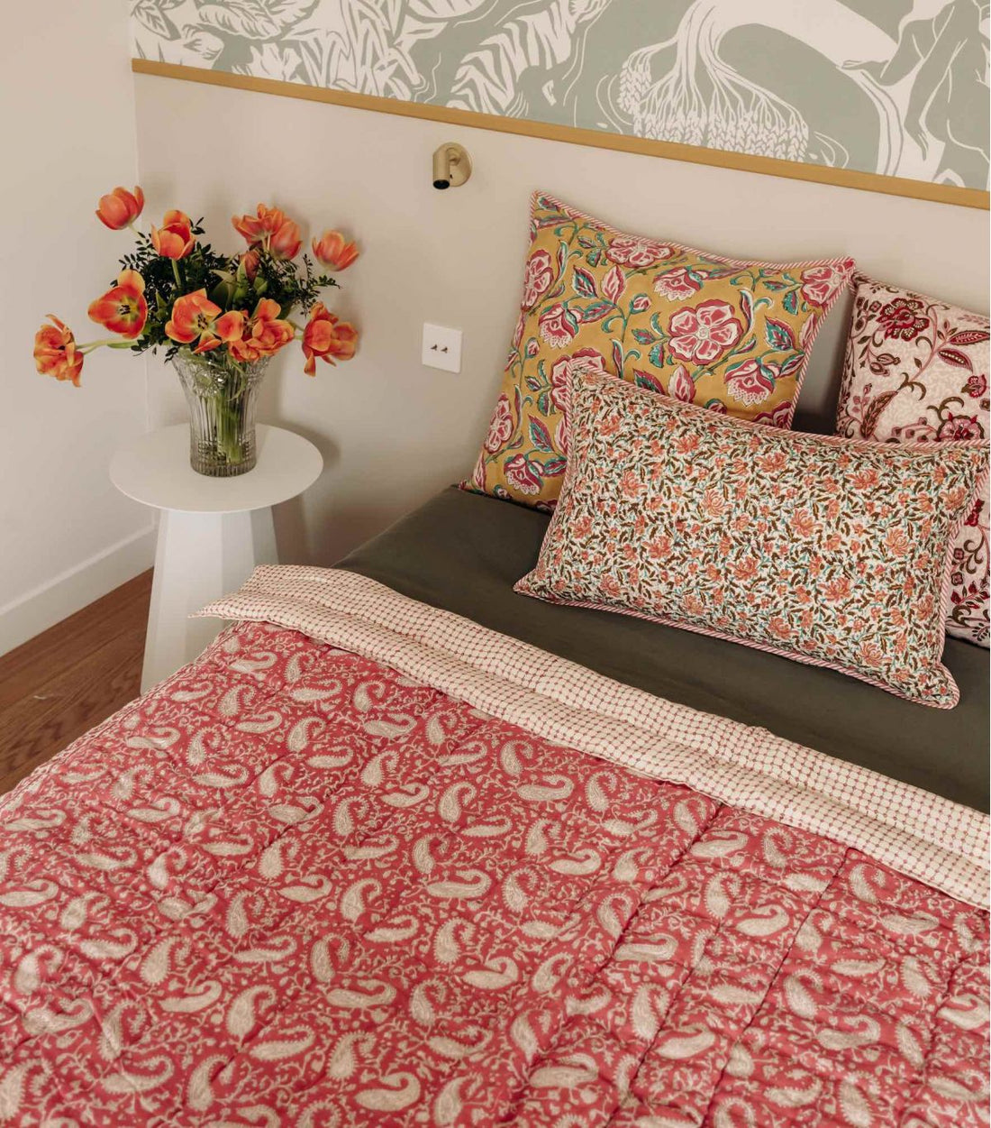 Housse Coussin Reema Rose 40 x 65