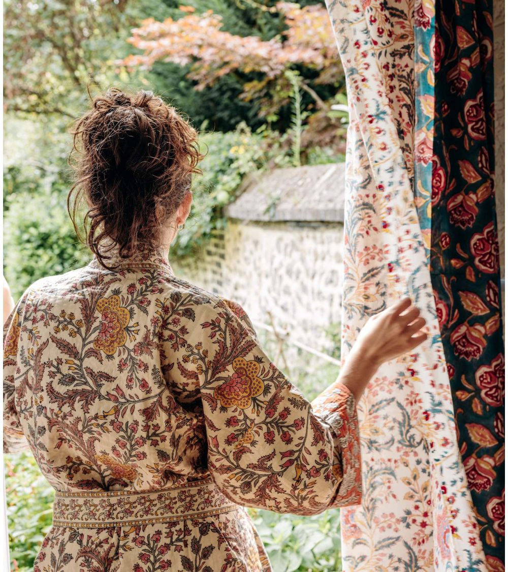 Kimono Matelassé Archana Coral