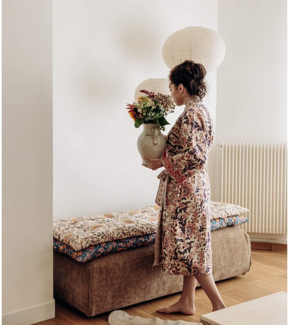 Kimono Matelassé Archana Navy