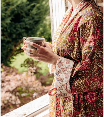 Kimono Matelassé LIta Kaki