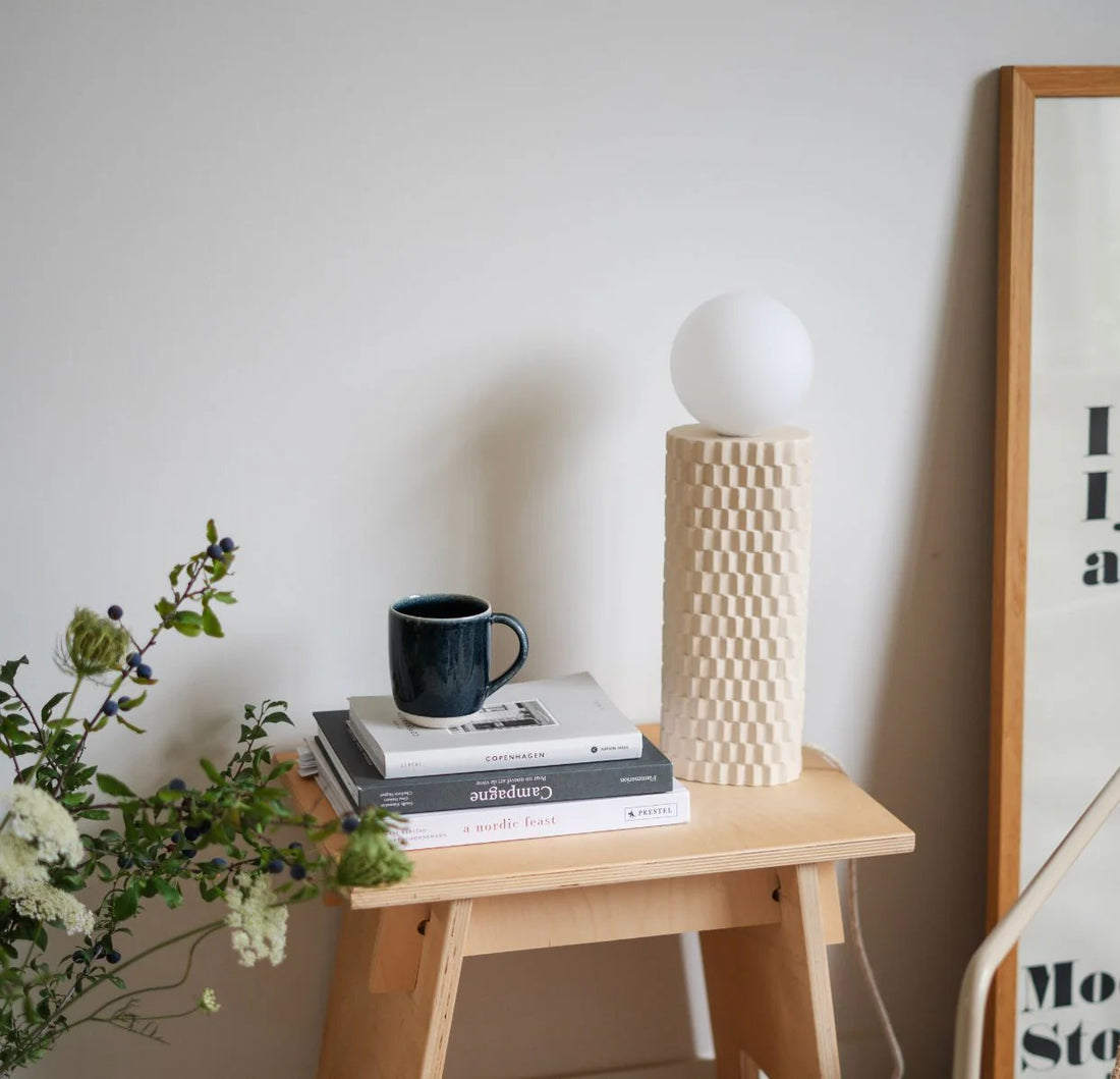 Lampe L Sillage Galet en Céramique