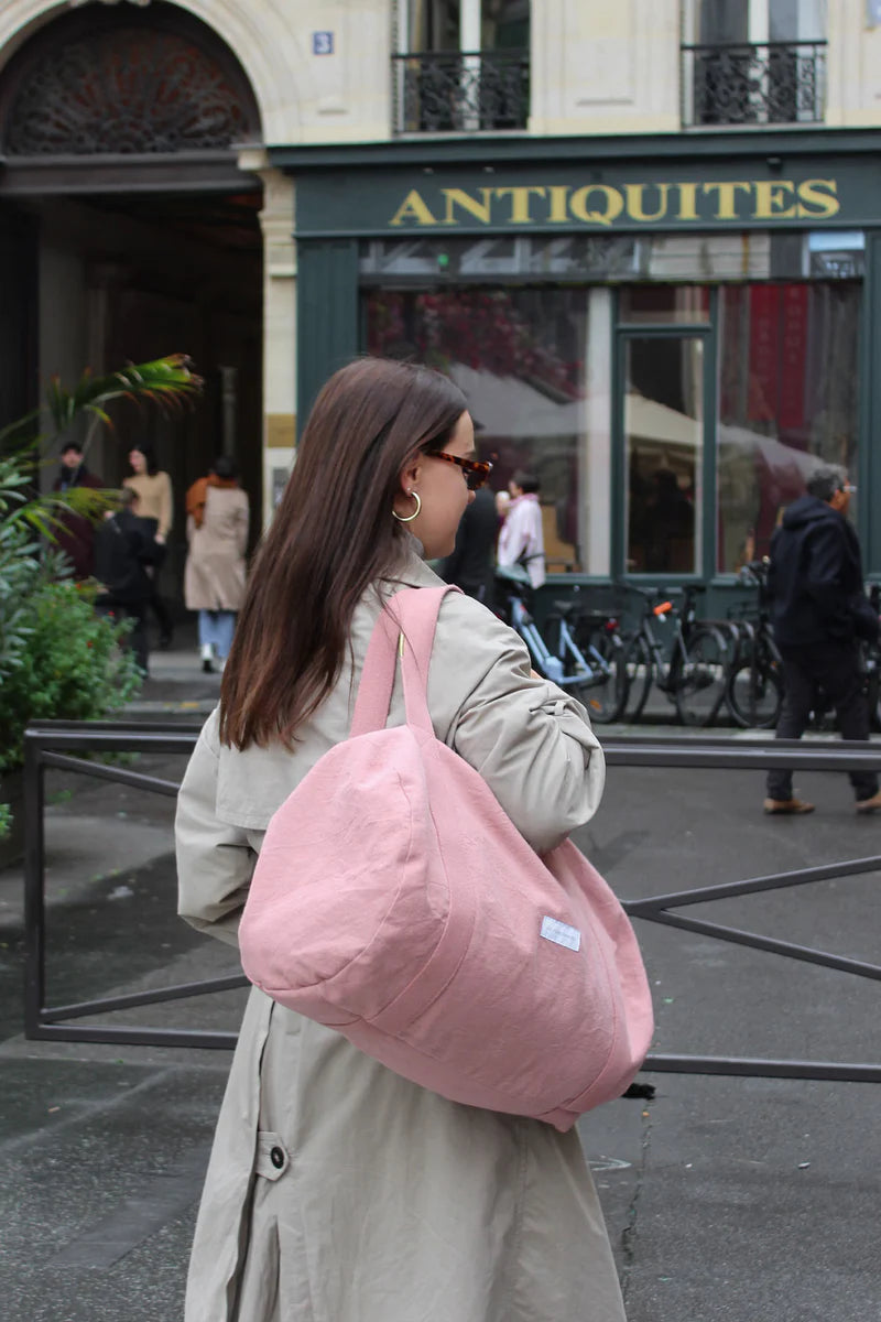 Sac Bowling en Coton Bio -  Bois de Rose