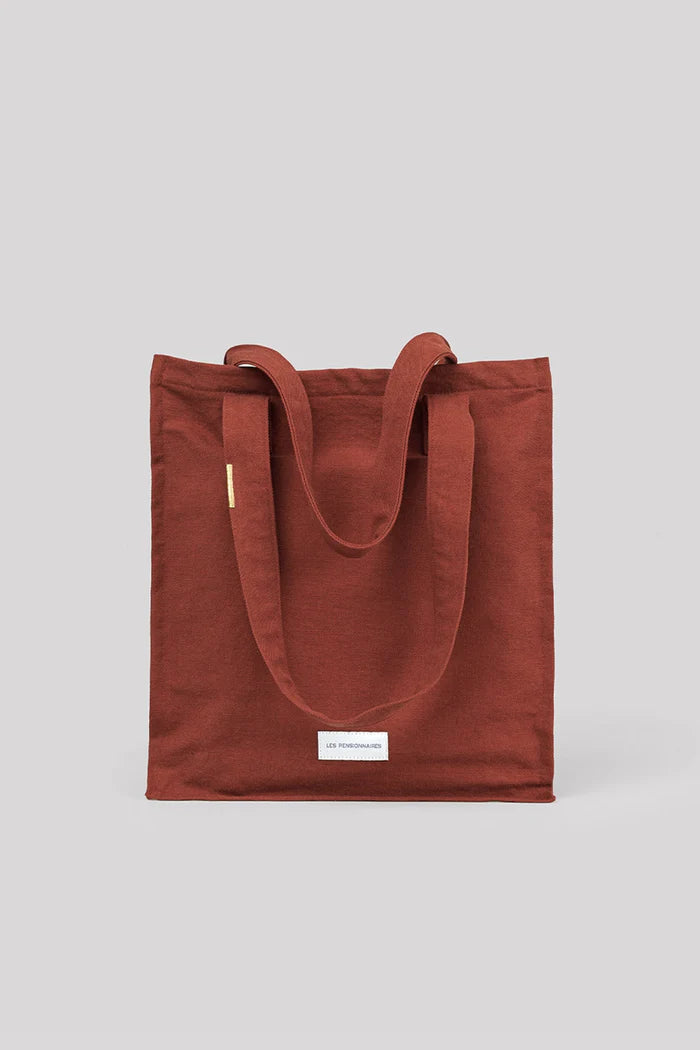 Sac Zippé en Coton Bio - Rouille