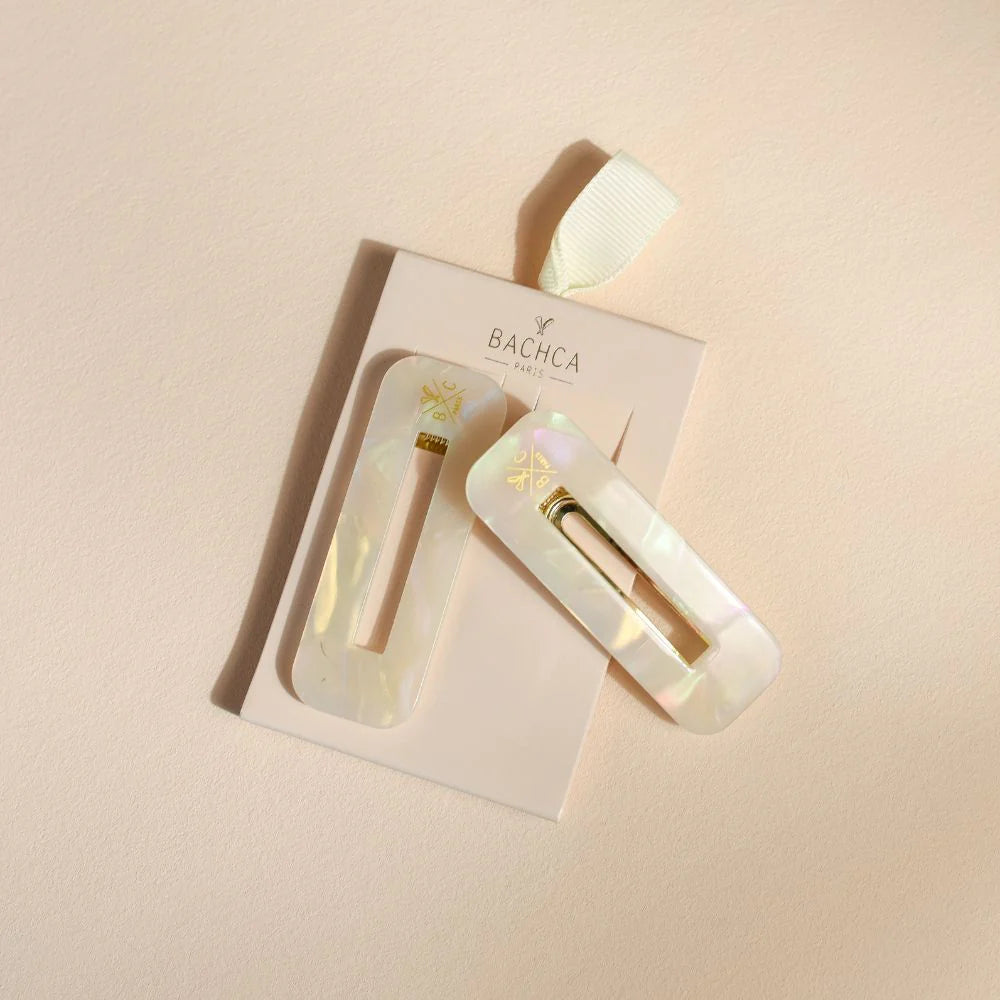 Lot de 2 Barrettes Nacres