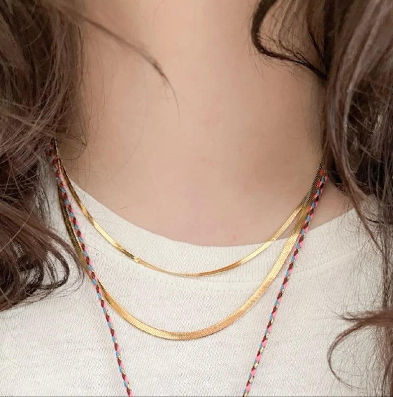 Collier Louisa Chaine Maille Serpent