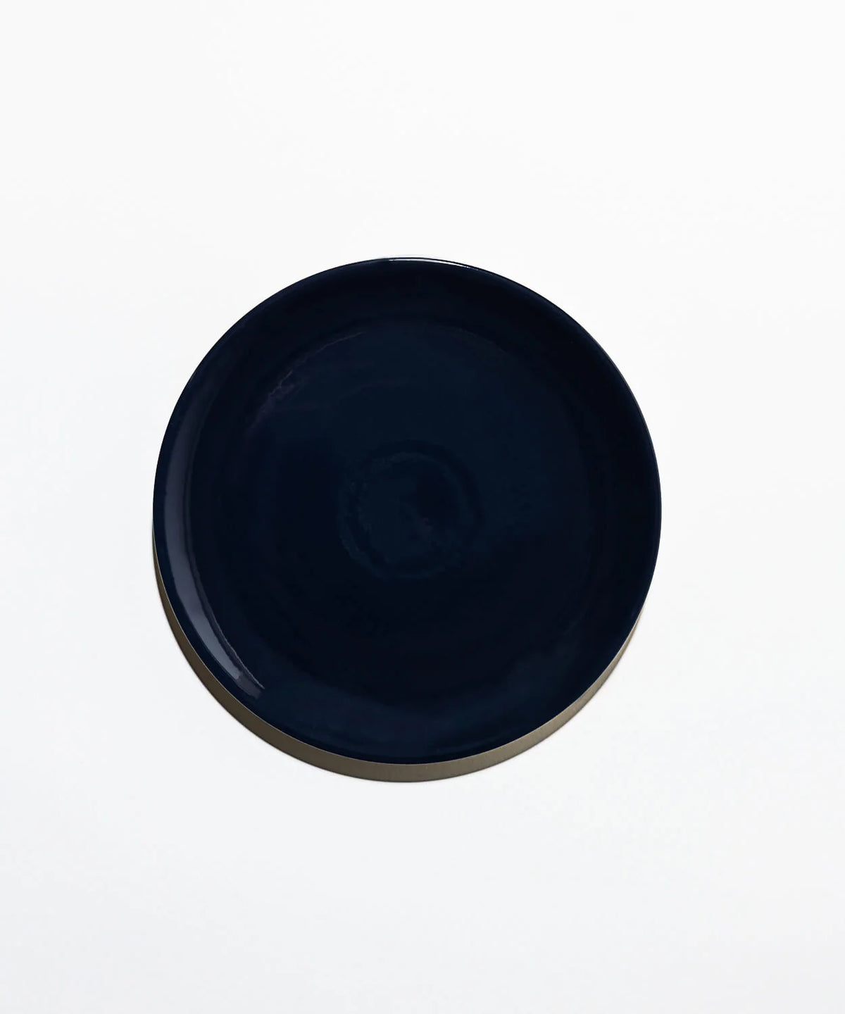 Assiette Dessert en Grès - Encre Bleu Nuit