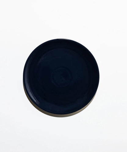 Assiette Dessert en Grès - Encre Bleu Nuit