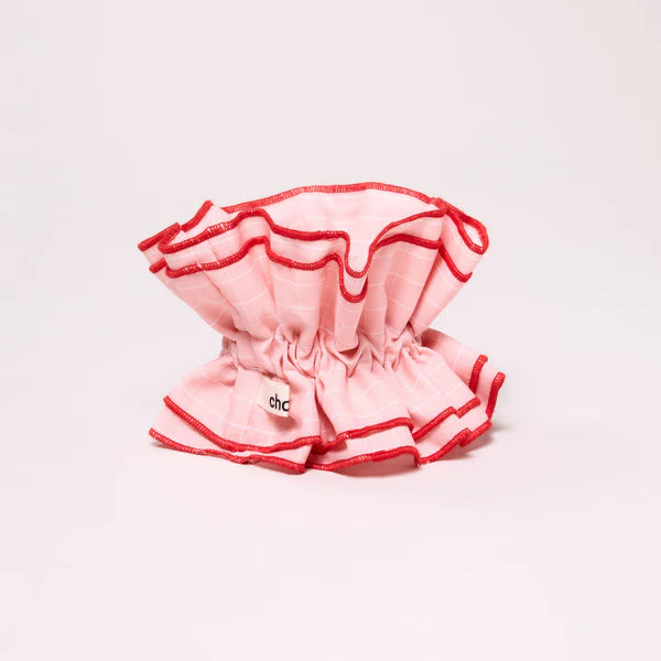 Maxi Chouchou Carreaux Rose / Blanc