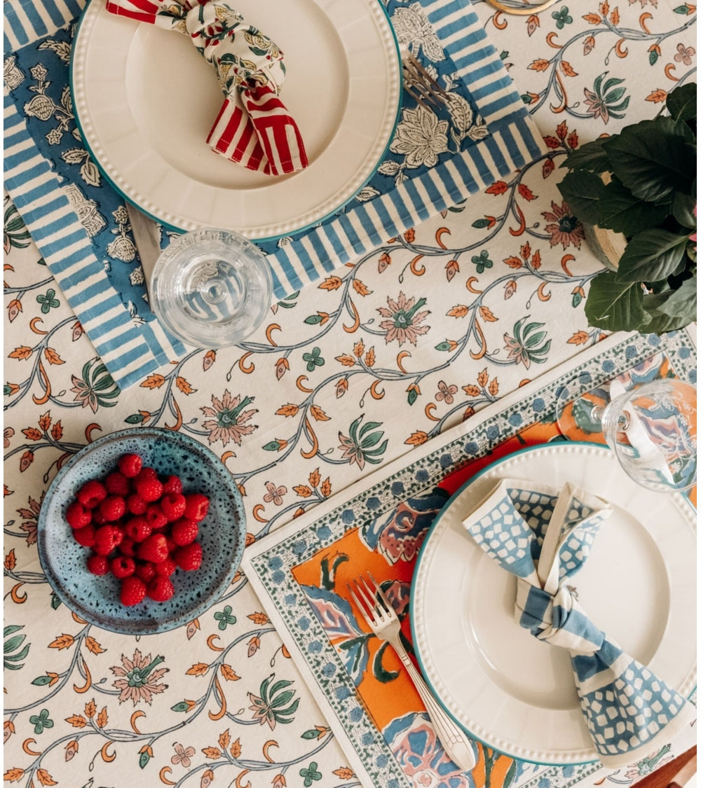 Nappe Dinty Orange 140 x 235