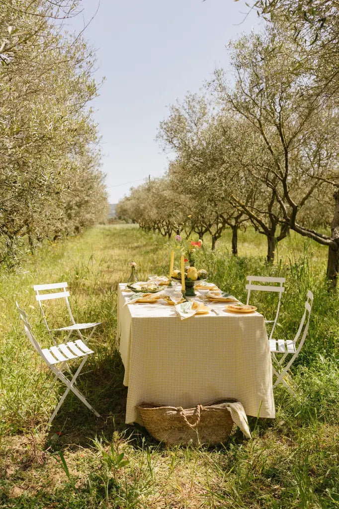 Nappe Fabry Yellow - 170x360