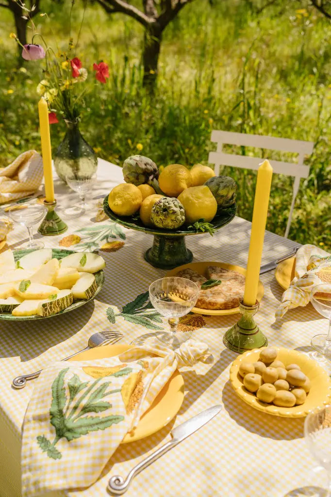 Nappe Fabry Yellow - 170x300