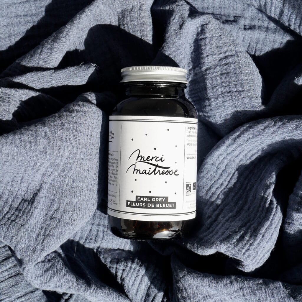 Bocal Merci Maîtresse - Earl Grey Fleurs de Bleuet