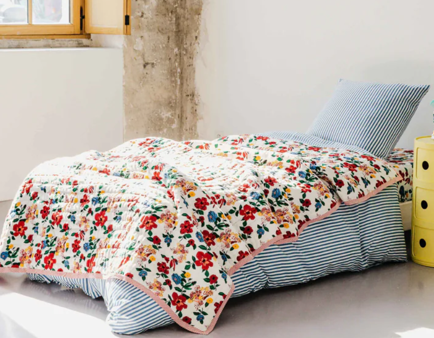 Plaid Hibiscus 115 x 140