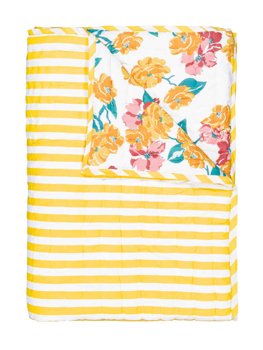 Plaid Roses Flower 150 x 220