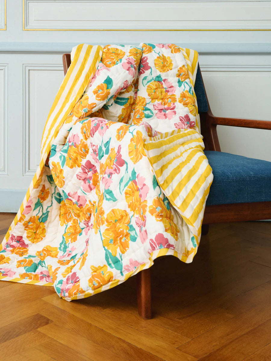 Plaid Roses Flower 150 x 220