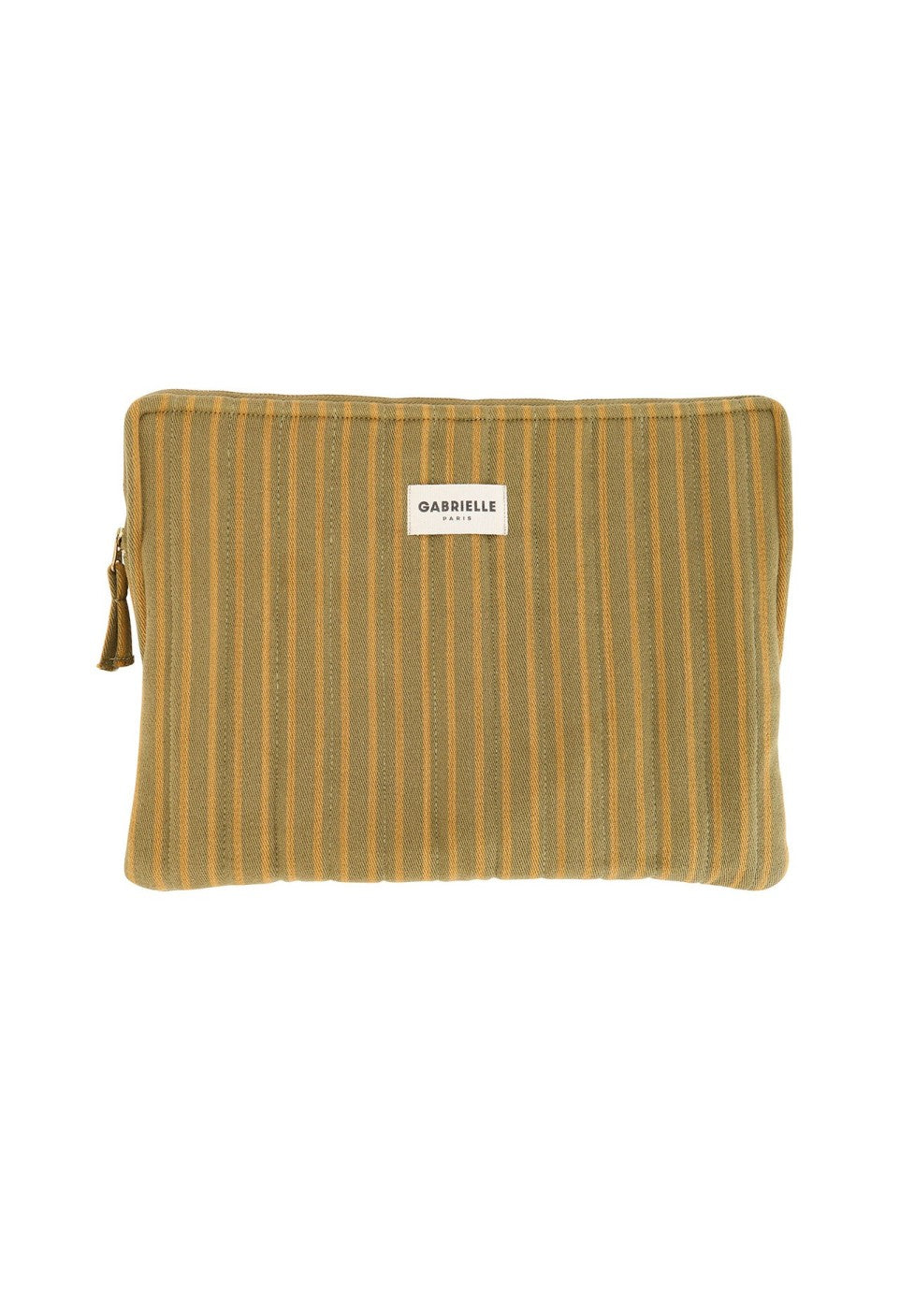 Pochette Ordinateur en Coton Rayures Rivoli
