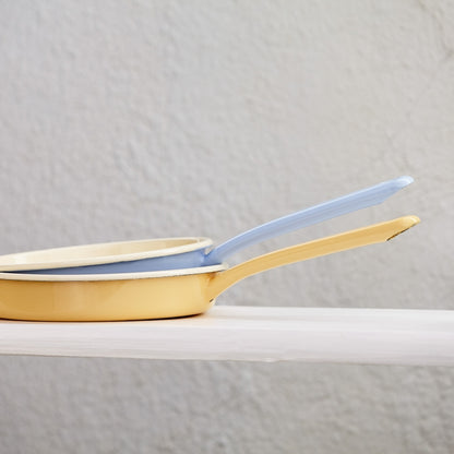 Poêle en Email Jaune 22cm