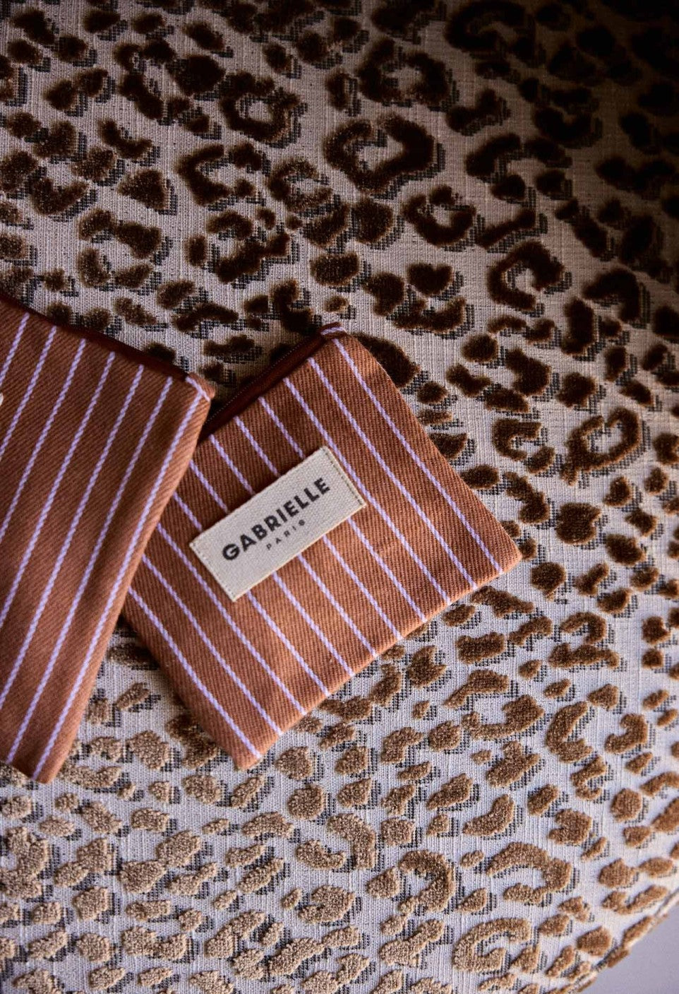 Porte-Monnaie Rayures Lilas