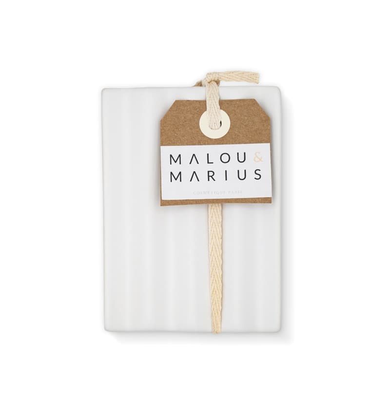 Porte Savon Simple Blanc