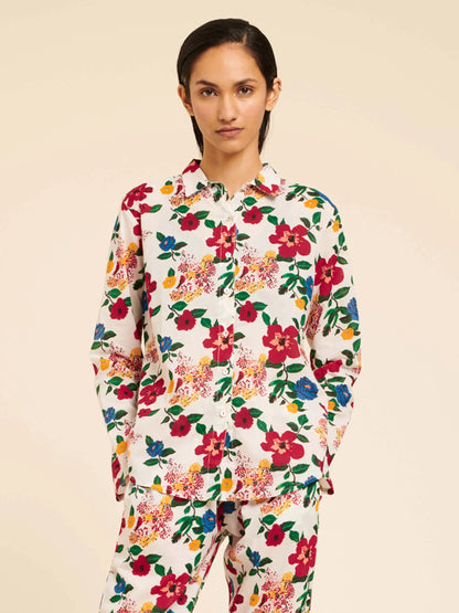 Haut de Pyjama - Chemise- Hibiscus