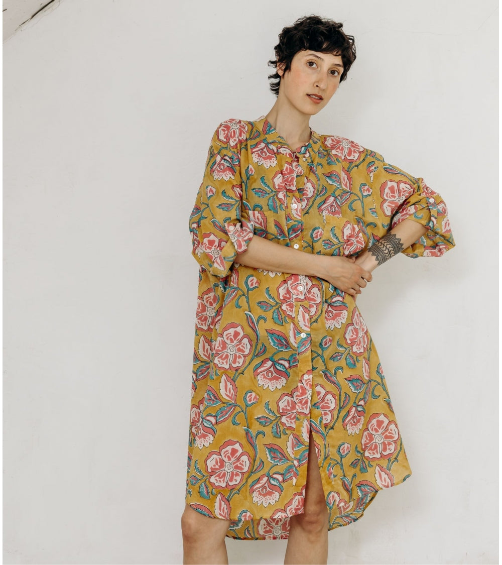 Robe Chemise - Loni Jaune