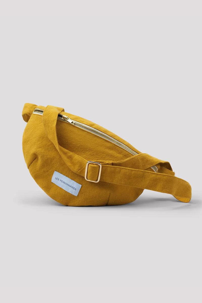 Sac Banane en Toile de Coton Bio - Jaune Safran