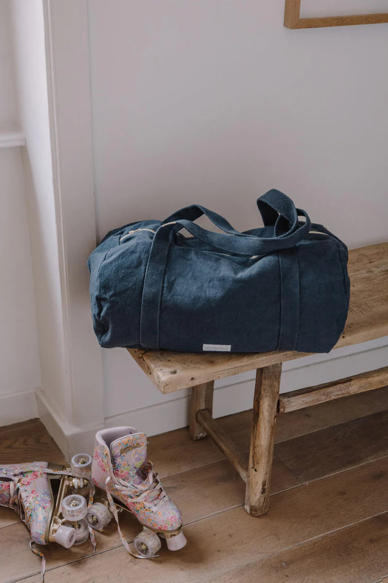 Sac Bowling en Coton Bio - Bleu Orage