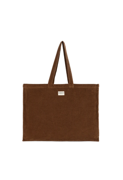 Sac Week-End en Velours Camel