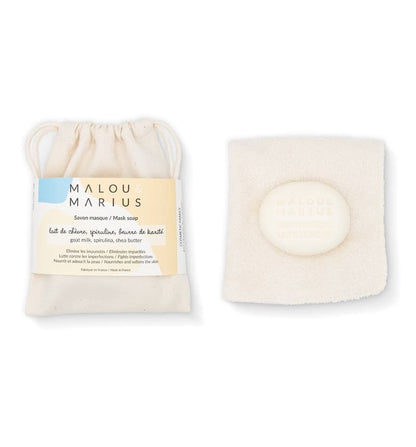 Savon Masque Lait de Chèvre dans Pochette Coton