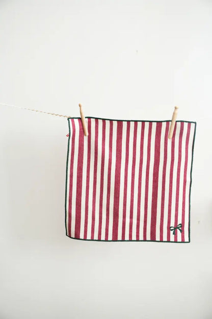 Serviette de Table Noëline Burgundy - Lot de 2