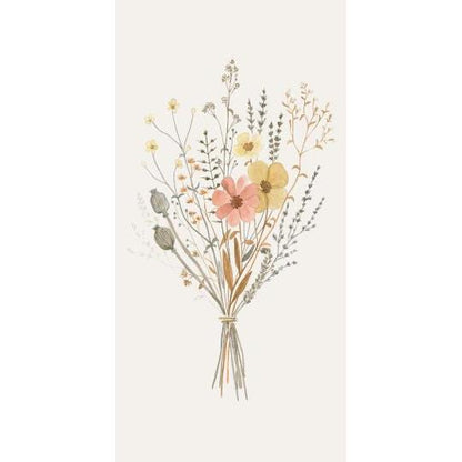 Serviette de Table Papier - Bouquet de Fleurs