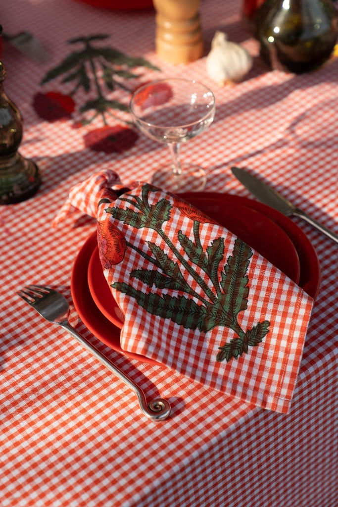 Serviette de Table Fabry Tomato - Lot de 2