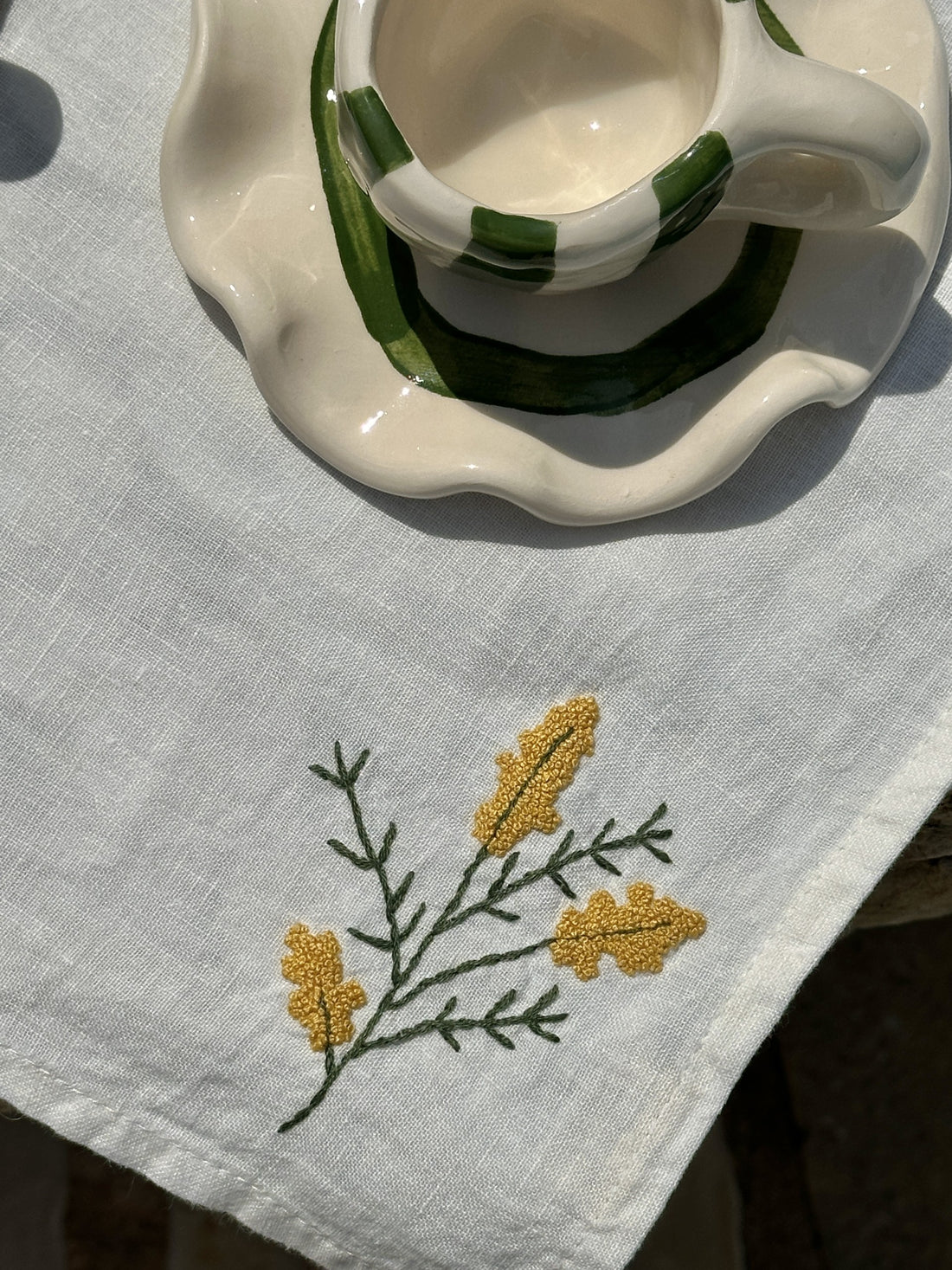 Set de table - Brodé à la Main