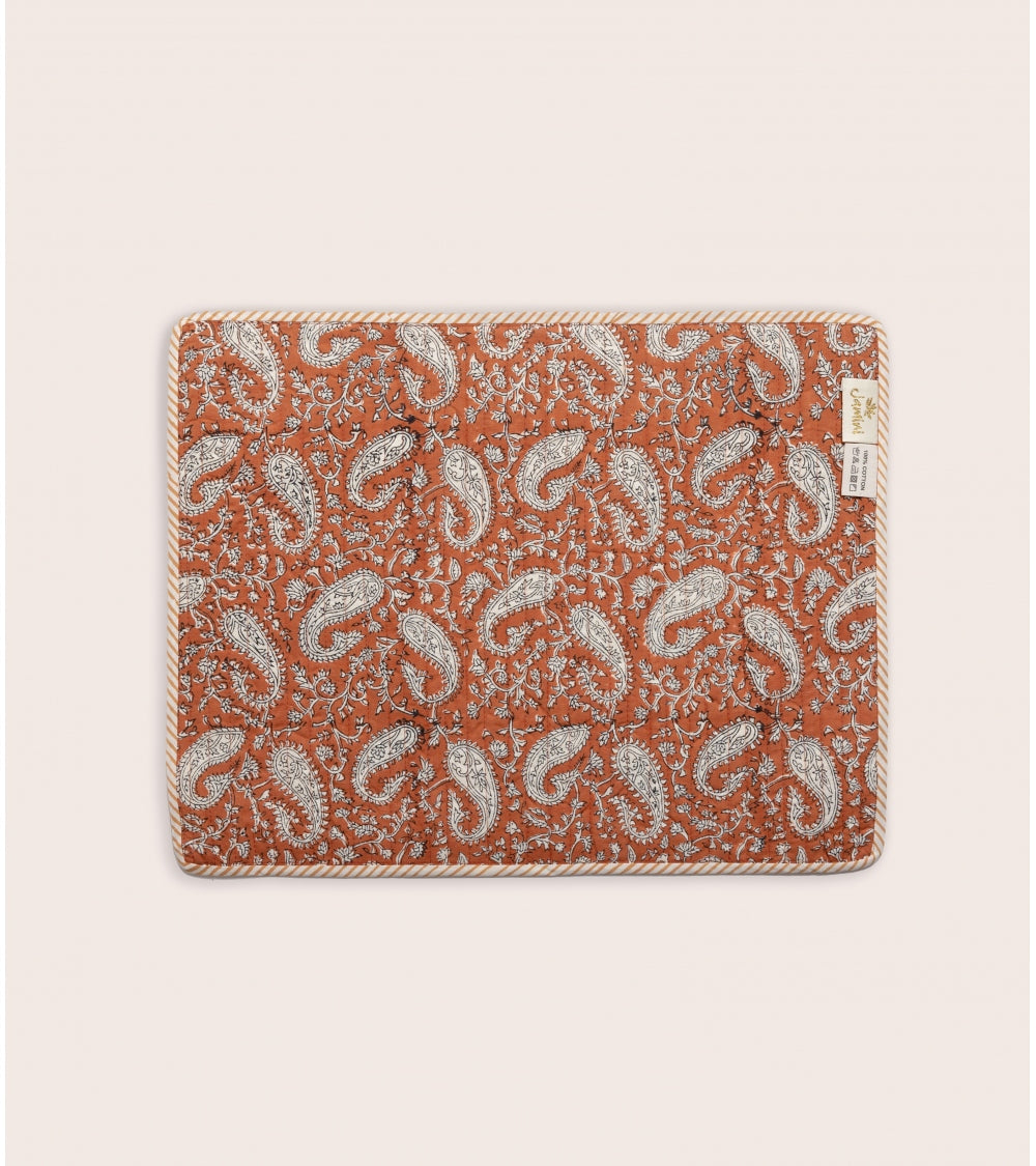 Set de Table Matelassé Archana Navy 35 x 45