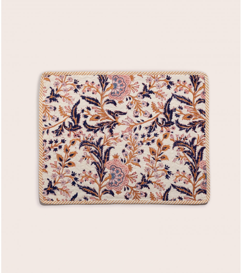 Set de Table Matelassé Archana Navy 35 x 45