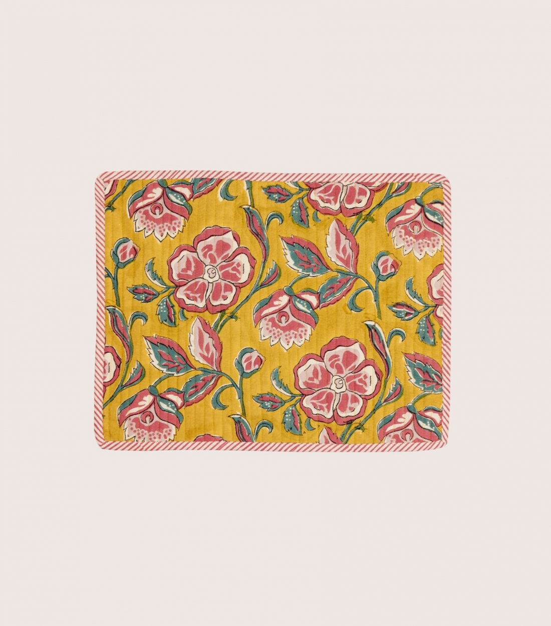 Set de Table Matelassé Loni Jaune 35 x 45