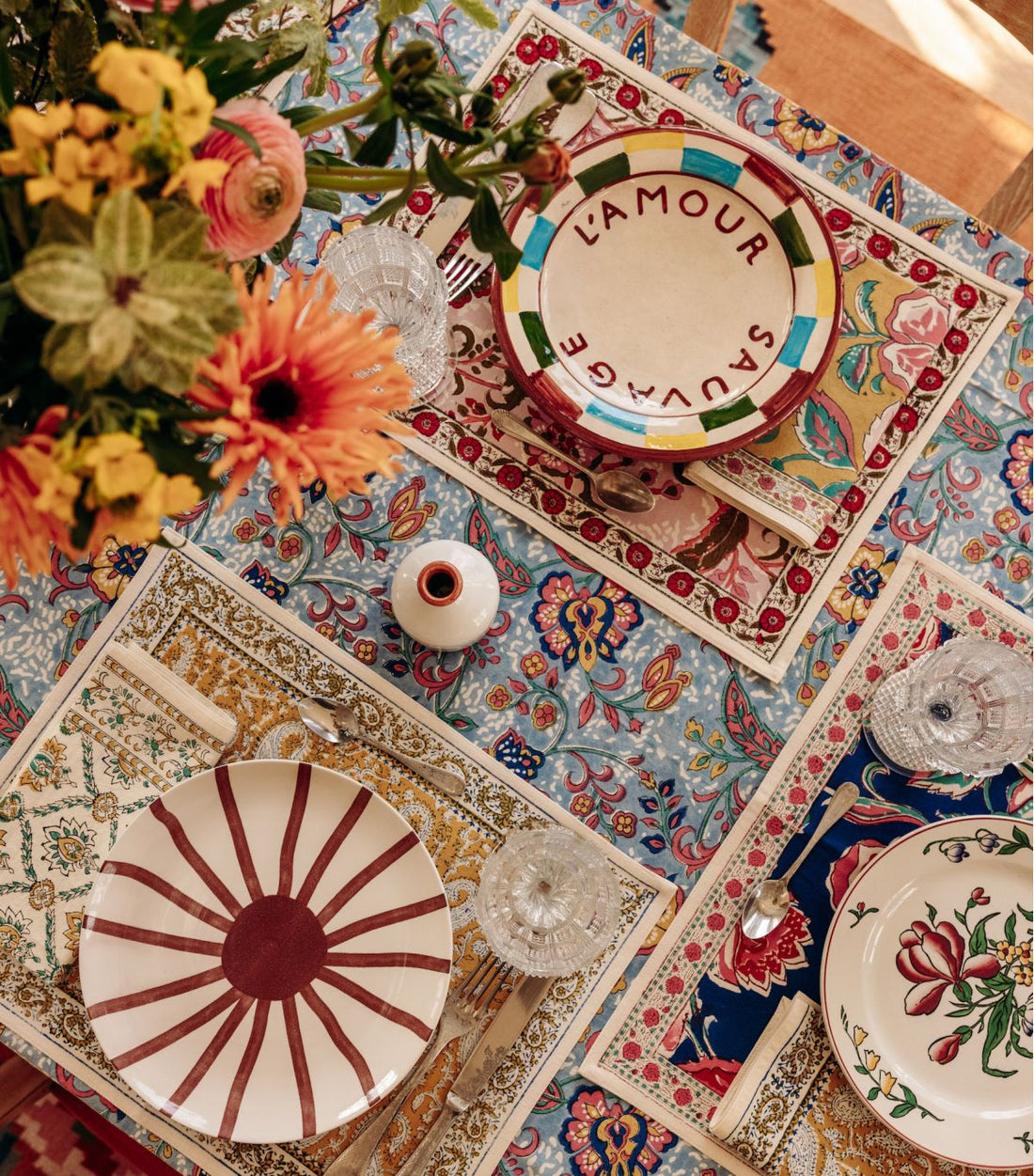 Set de Table Paisley Jaune 35 x 45