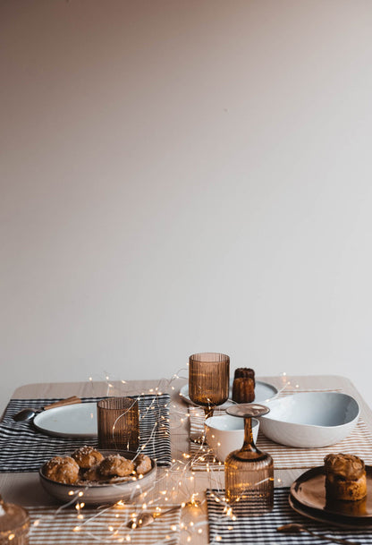Set de Table en Coton Vichy Black