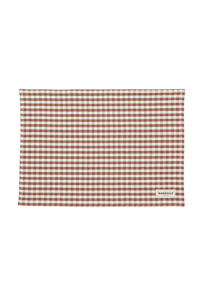 Set de Table en Coton Vichy Moka