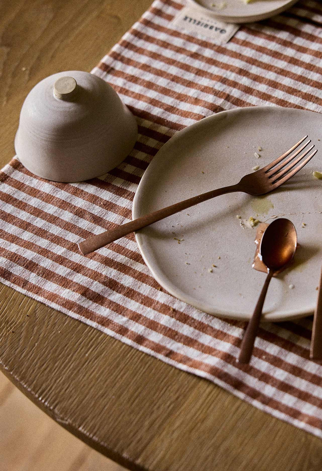 Set de Table en Coton Vichy Moka