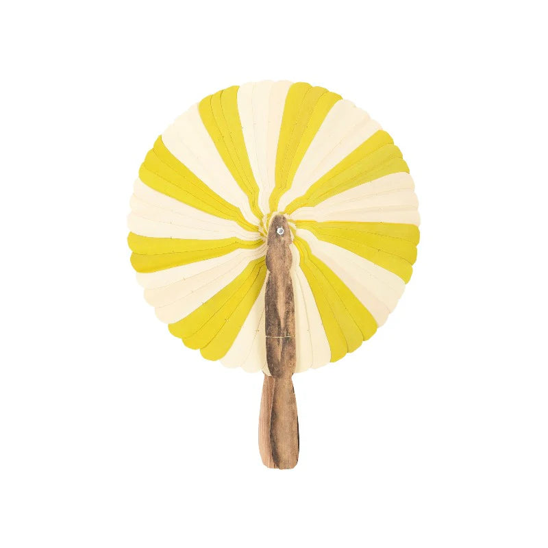 Eventail - Kep Naturel et Jaune M